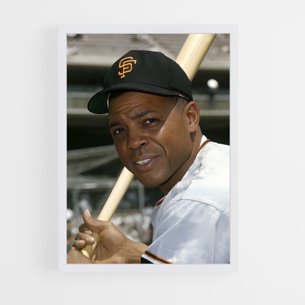 Poster Willie de mays – affiche Baseball (vue 3)